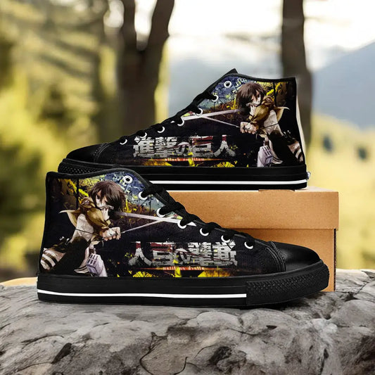 Attack on Titan Mikasa Ackerman Custom High Top Sneakers Shoes