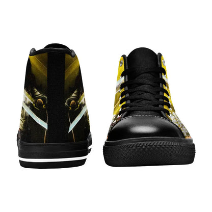 Attack on Titan Mikasa Ackerman Custom High Top Sneakers Shoes