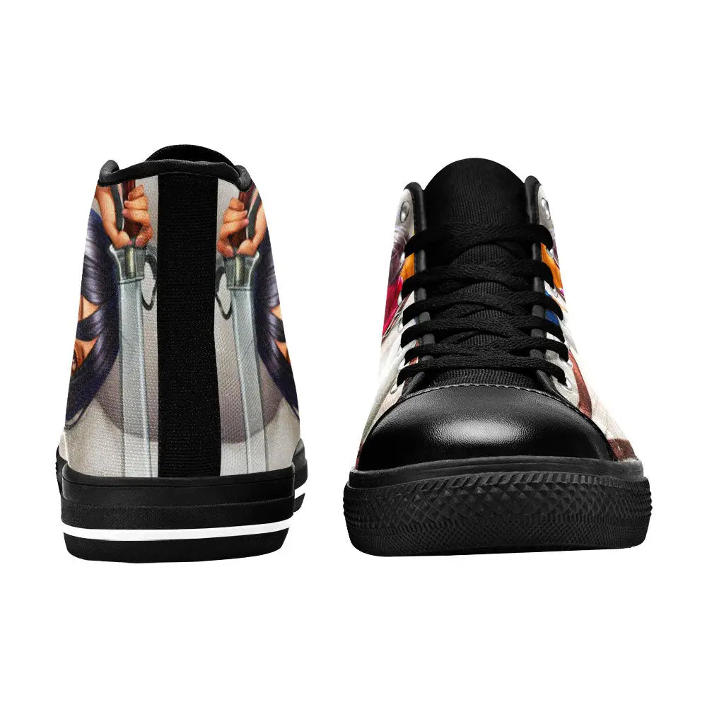 Attack on Titan Mikasa Custom High Top Sneakers Shoes