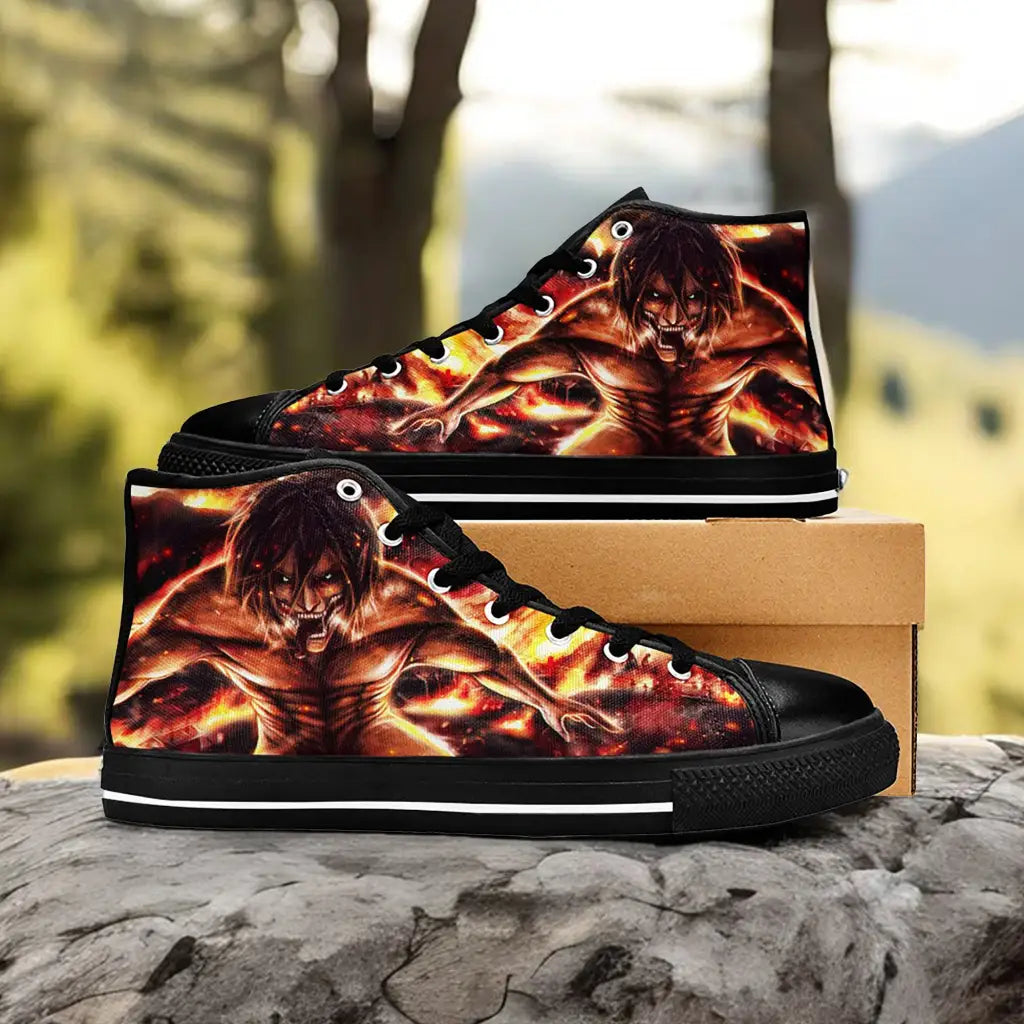 Attack on Titan Custom High Top Sneakers Shoes