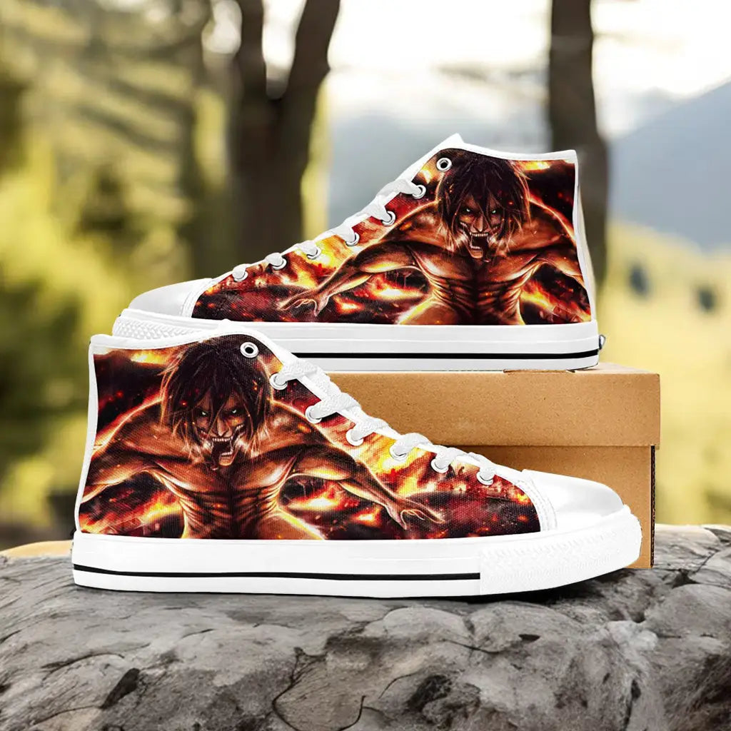 Attack on Titan Custom High Top Sneakers Shoes