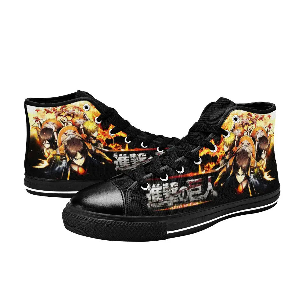 Attack on Titan Custom High Top Sneakers Shoes