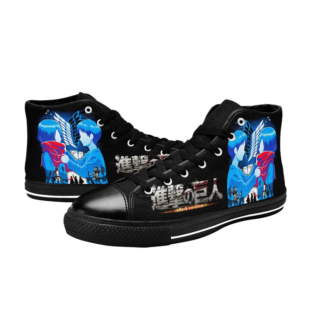 Attack on Titan Custom High Top Sneakers Shoes