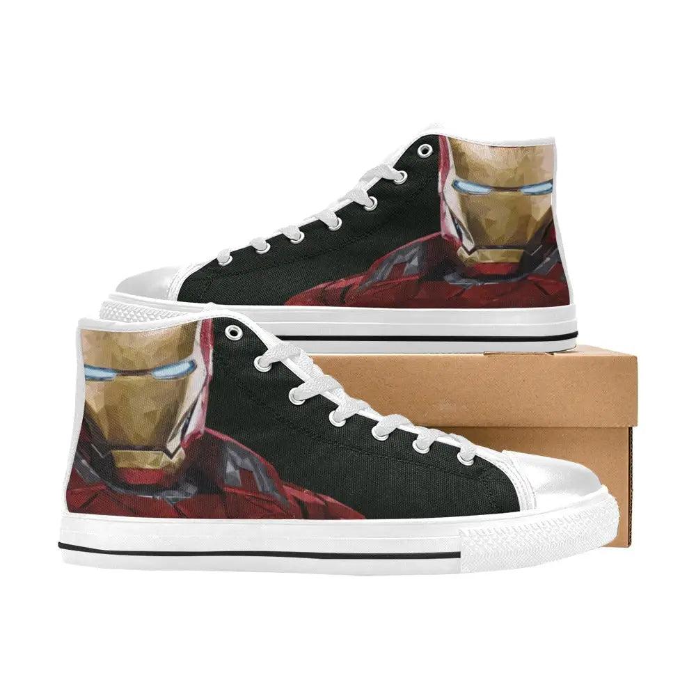 Avengers Endgame Iron Man Custom High Top Sneakers Shoes