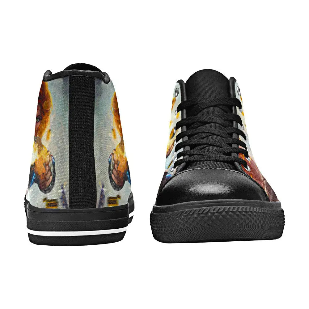 Avengers Black Widow Custom High Top Sneakers Shoes