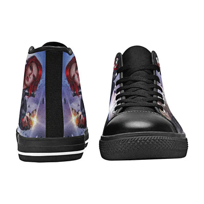 Avengers Black Widow Custom High Top Sneakers Shoes