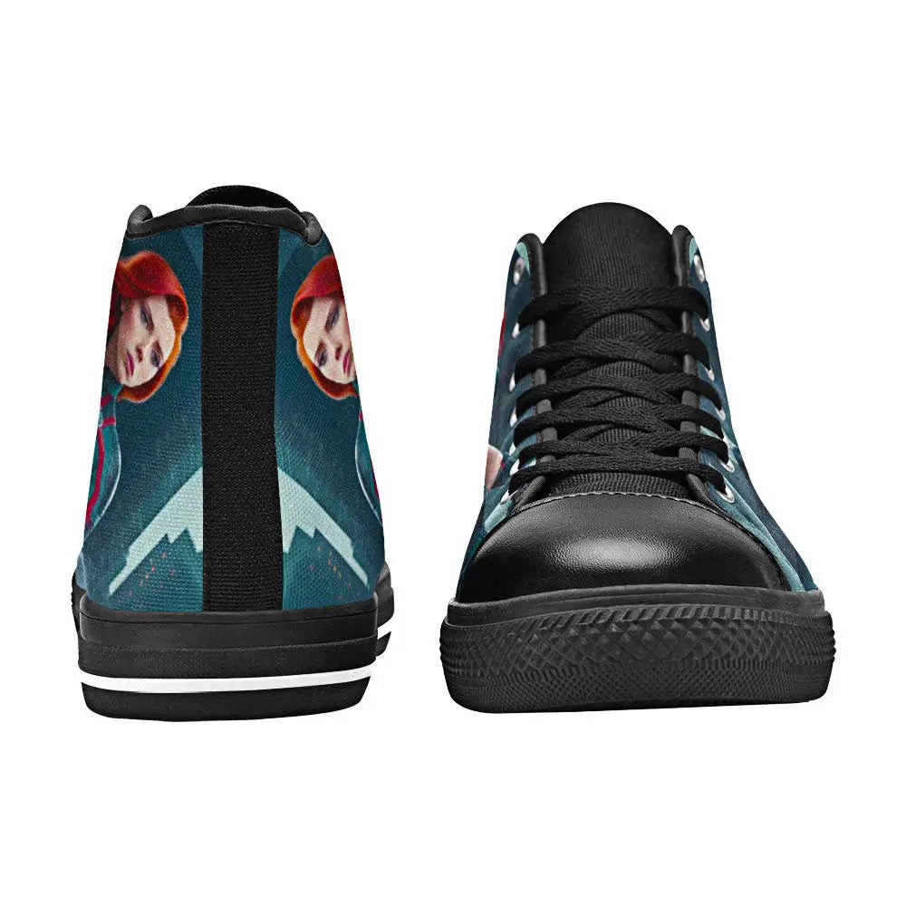 Avengers Black Widow Custom High Top Sneakers Shoes