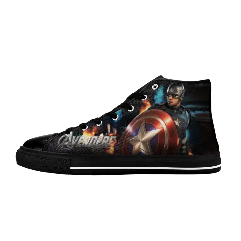 Avengers Captain America Endgame Shoes High Top Sneakers