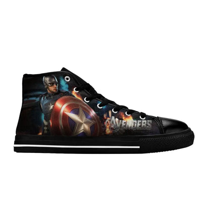 Avengers Captain America Endgame Shoes High Top Sneakers