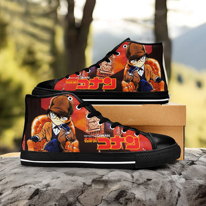 Detective Conan Case Closed Custom High Top Sneakers Shoes