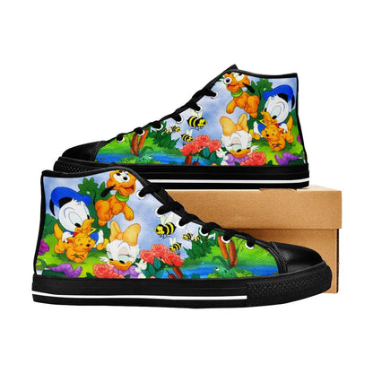 Baby Donald Duck Custom High Top Sneakers Shoes