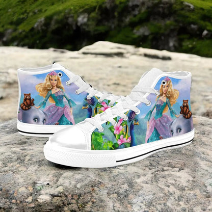 Barbie Custom High Top Sneakers Shoes