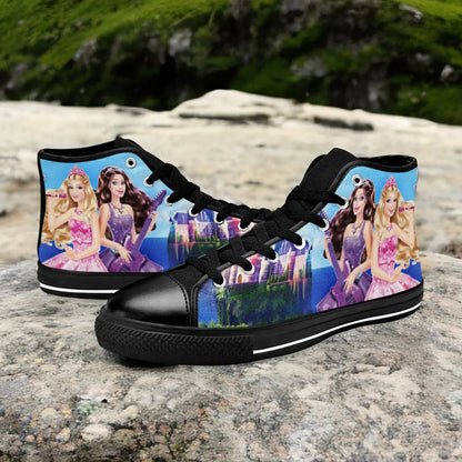 Barbie Custom High Top Sneakers Shoes