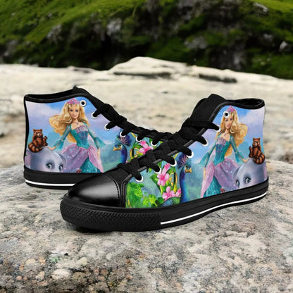 Barbie Custom High Top Sneakers Shoes