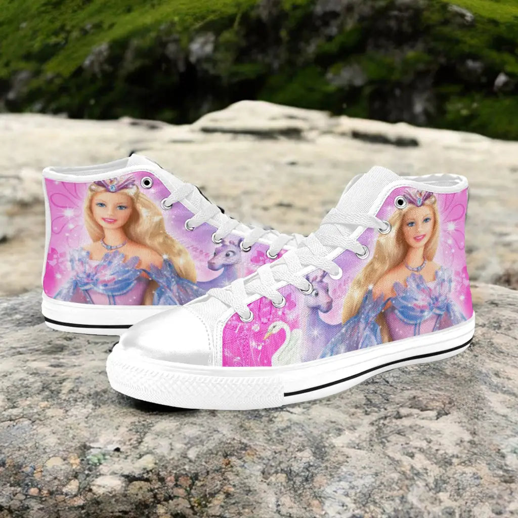 Barbie Custom High Top Sneakers Shoes