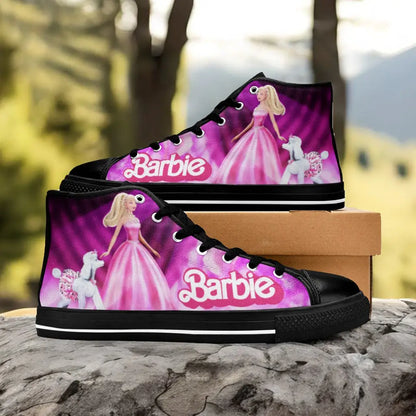 Barbie Custom High Top Sneakers Shoes