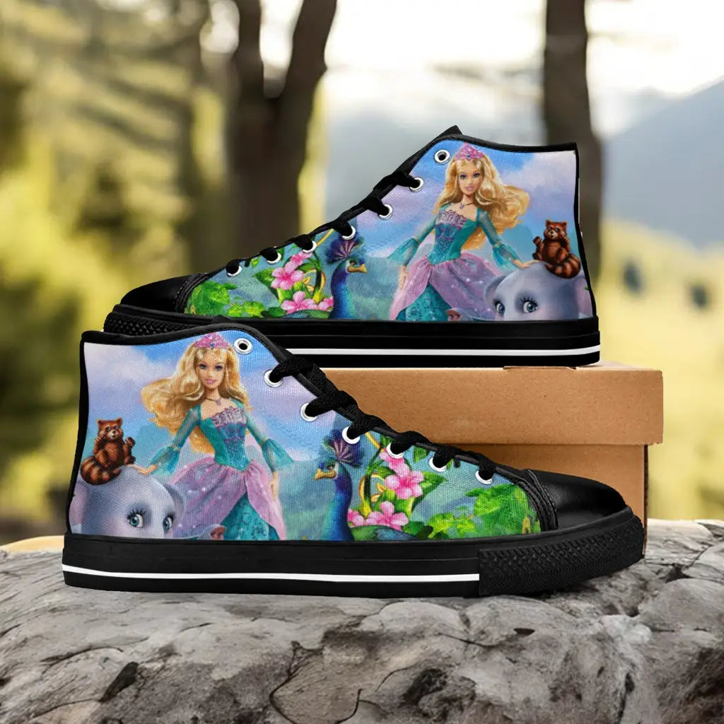 Barbie Custom High Top Sneakers Shoes