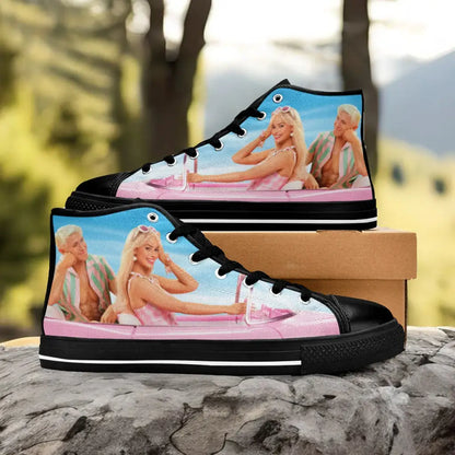 Barbie Custom High Top Sneakers Shoes