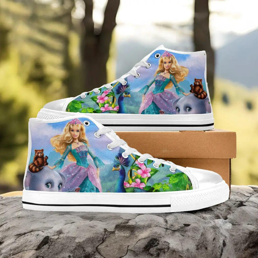 Barbie Custom High Top Sneakers Shoes