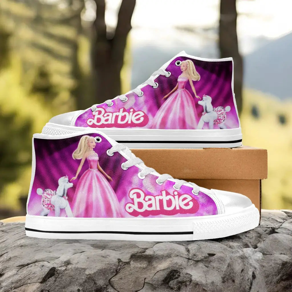 Barbie Custom High Top Sneakers Shoes