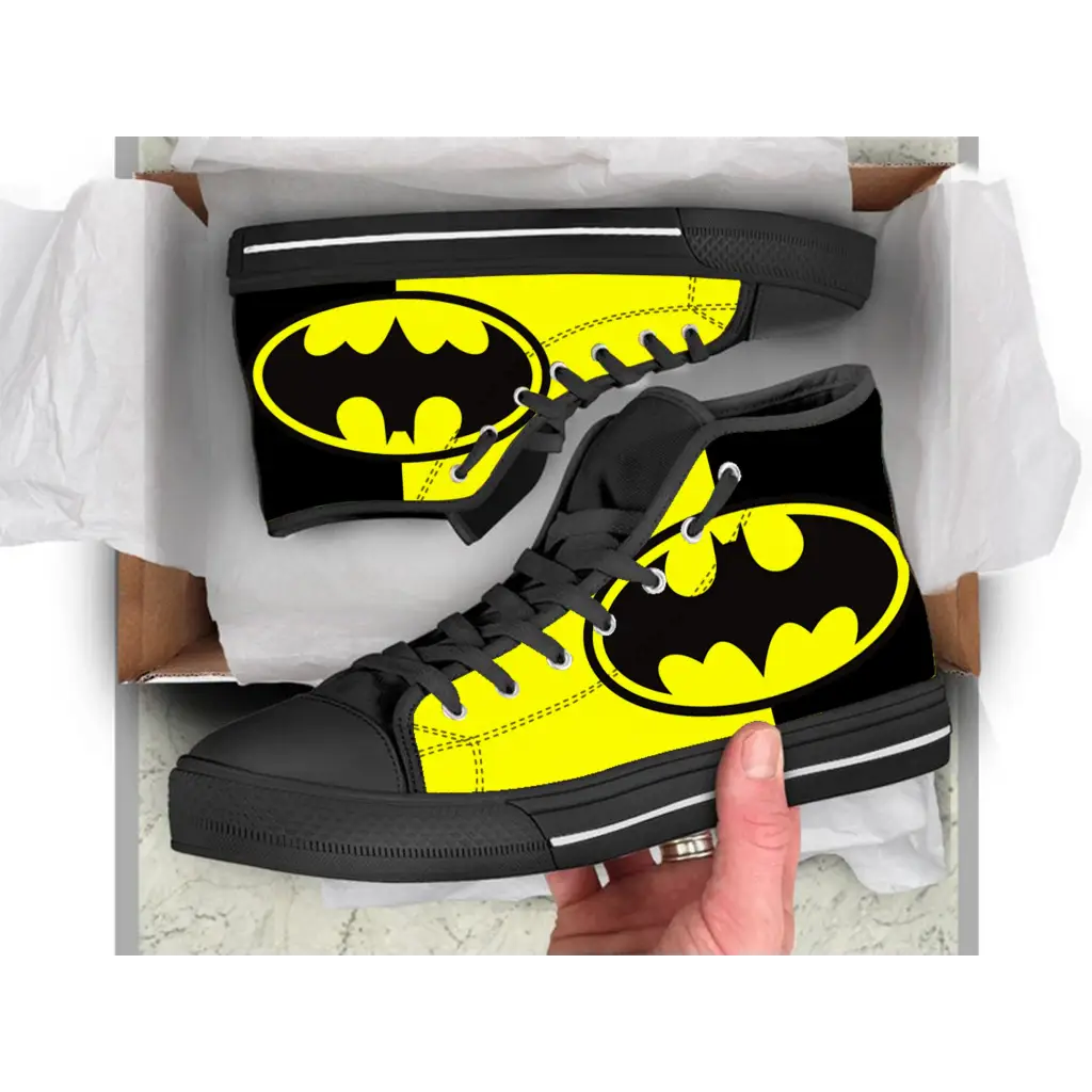 Batman Dark Knight Shoes High Top Sneakers