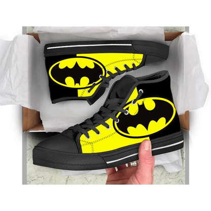 Batman Dark Knight Shoes High Top Sneakers