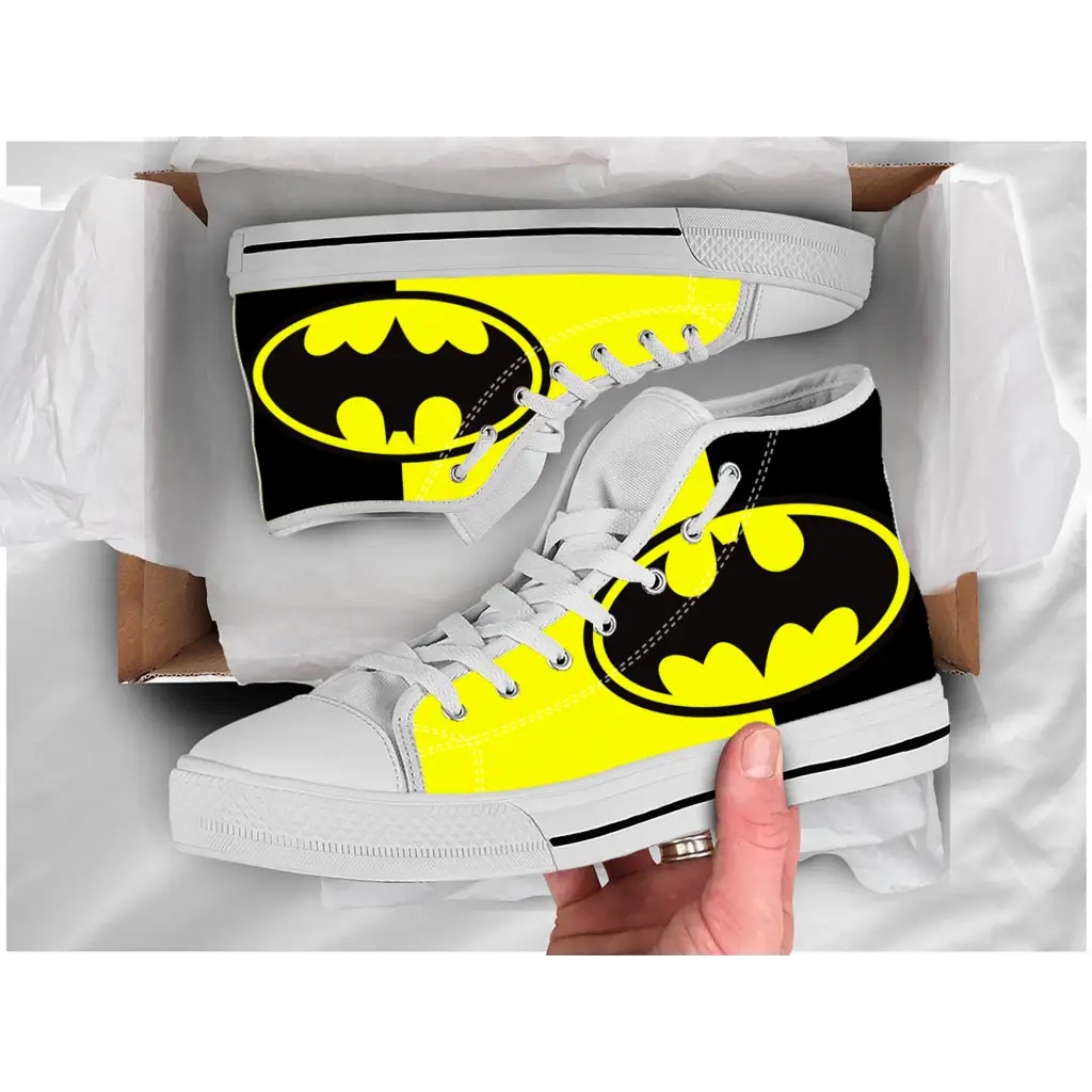 Batman Dark Knight Shoes High Top Sneakers