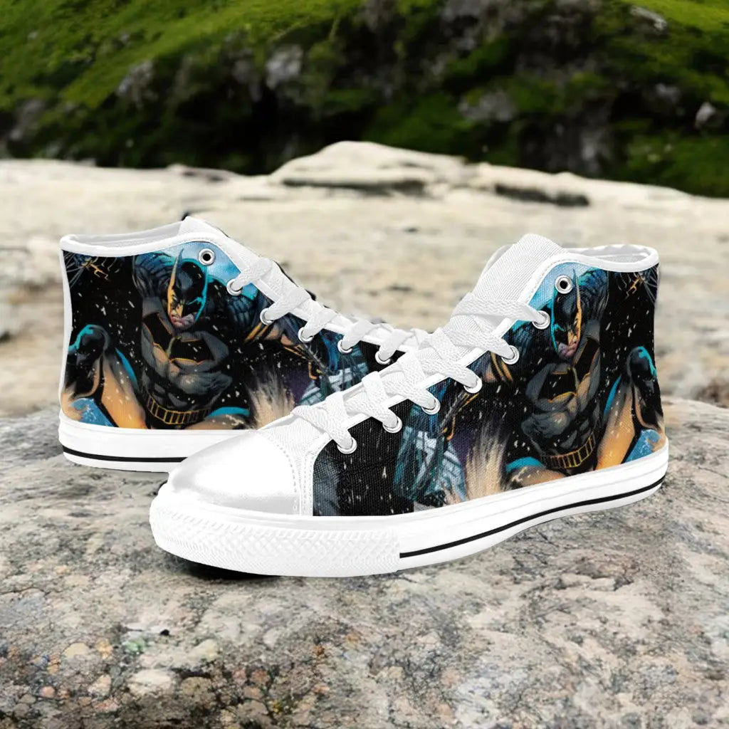 Batman Dark Knight Custom High Top Sneakers Shoes