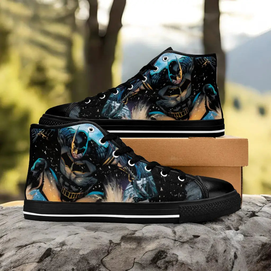 Batman Dark Knight Custom High Top Sneakers Shoes