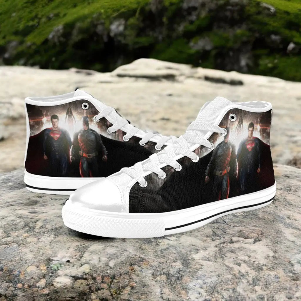 Batman v Superman Custom High Top Sneakers Shoes