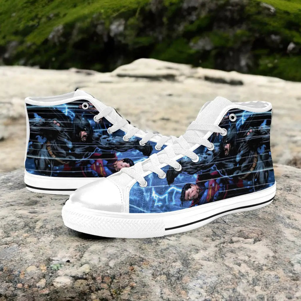 Batman v Superman Custom High Top Sneakers Shoes