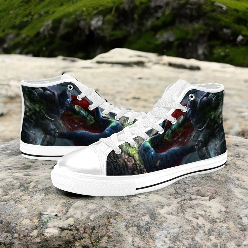 Batman v Superman Custom High Top Sneakers Shoes