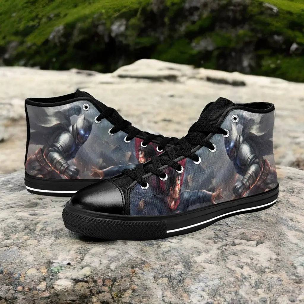 Batman v Superman Custom High Top Sneakers Shoes