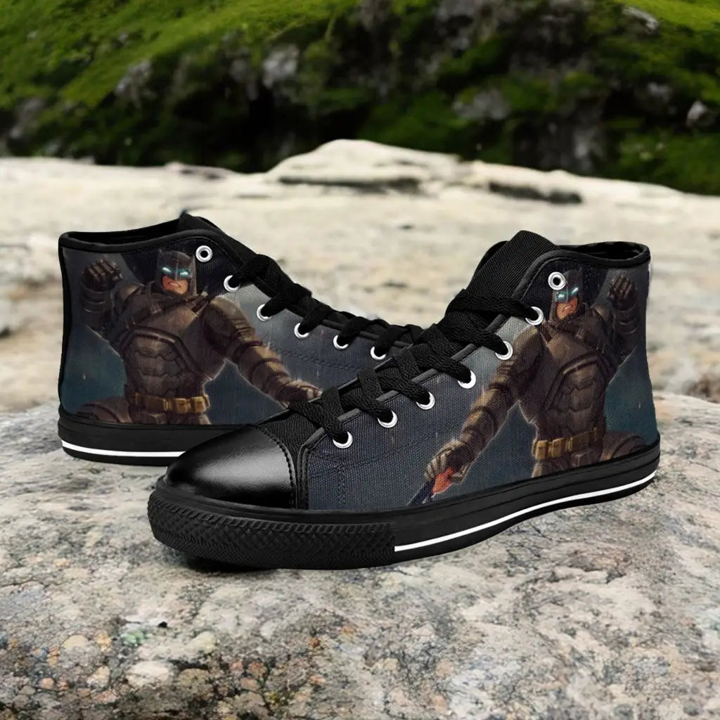 Batman v Superman Custom High Top Sneakers Shoes