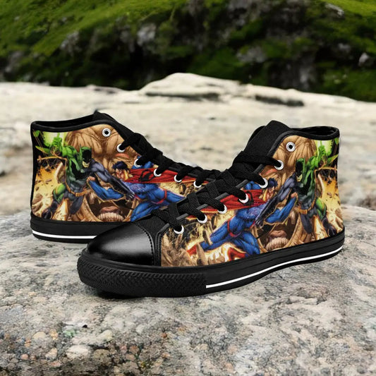 Batman v Superman Custom High Top Sneakers Shoes