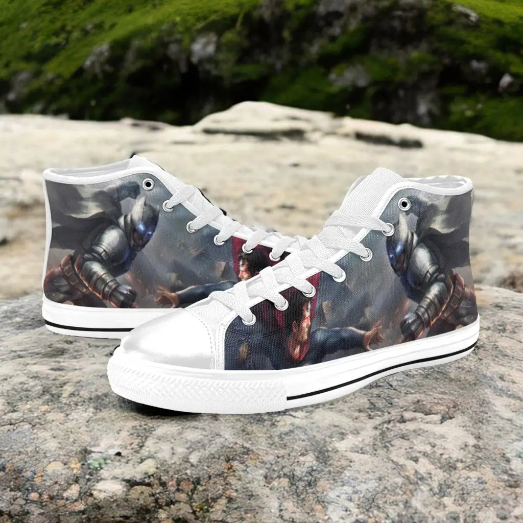 Batman v Superman Custom High Top Sneakers Shoes