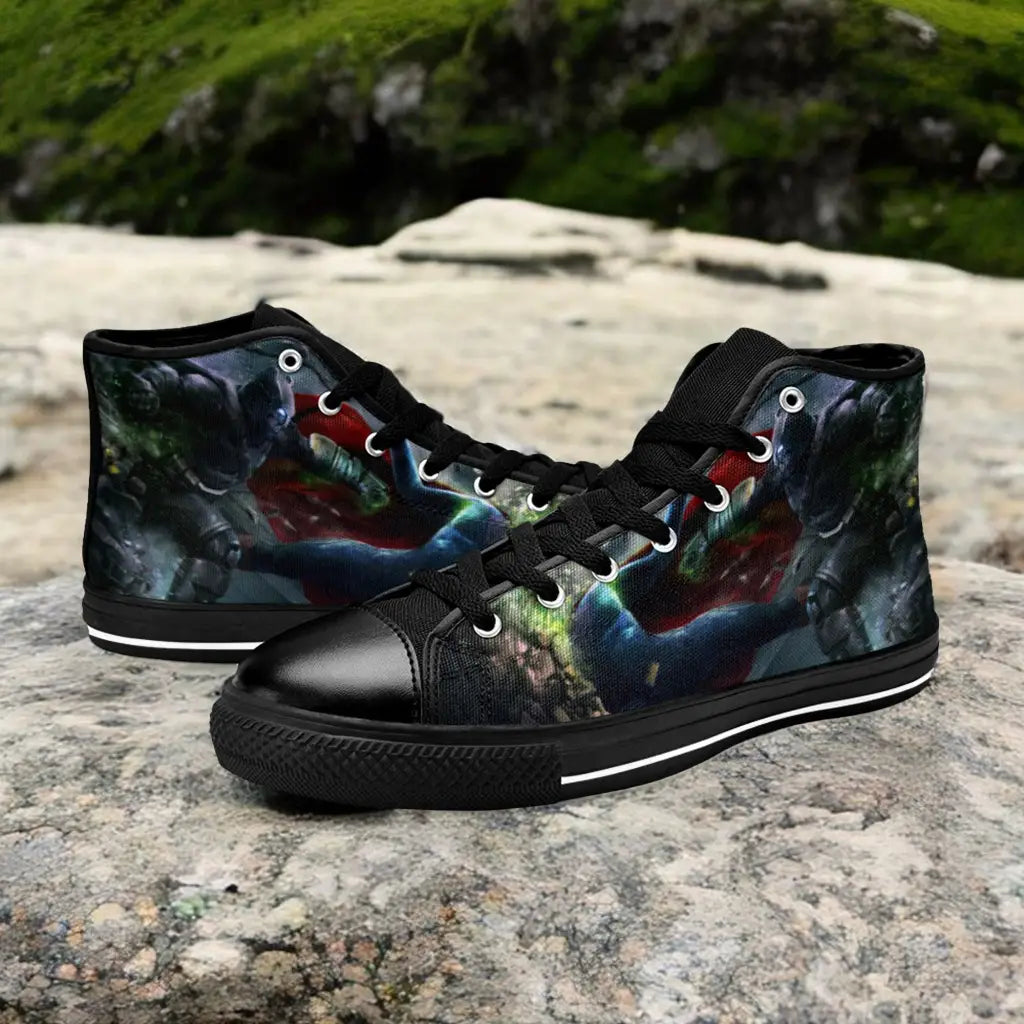 Batman v Superman Custom High Top Sneakers Shoes