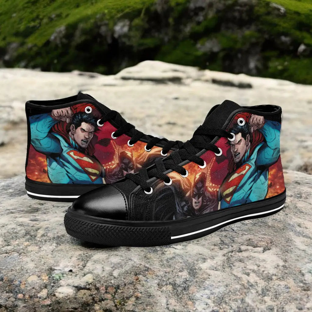 Batman v Superman Custom High Top Sneakers Shoes