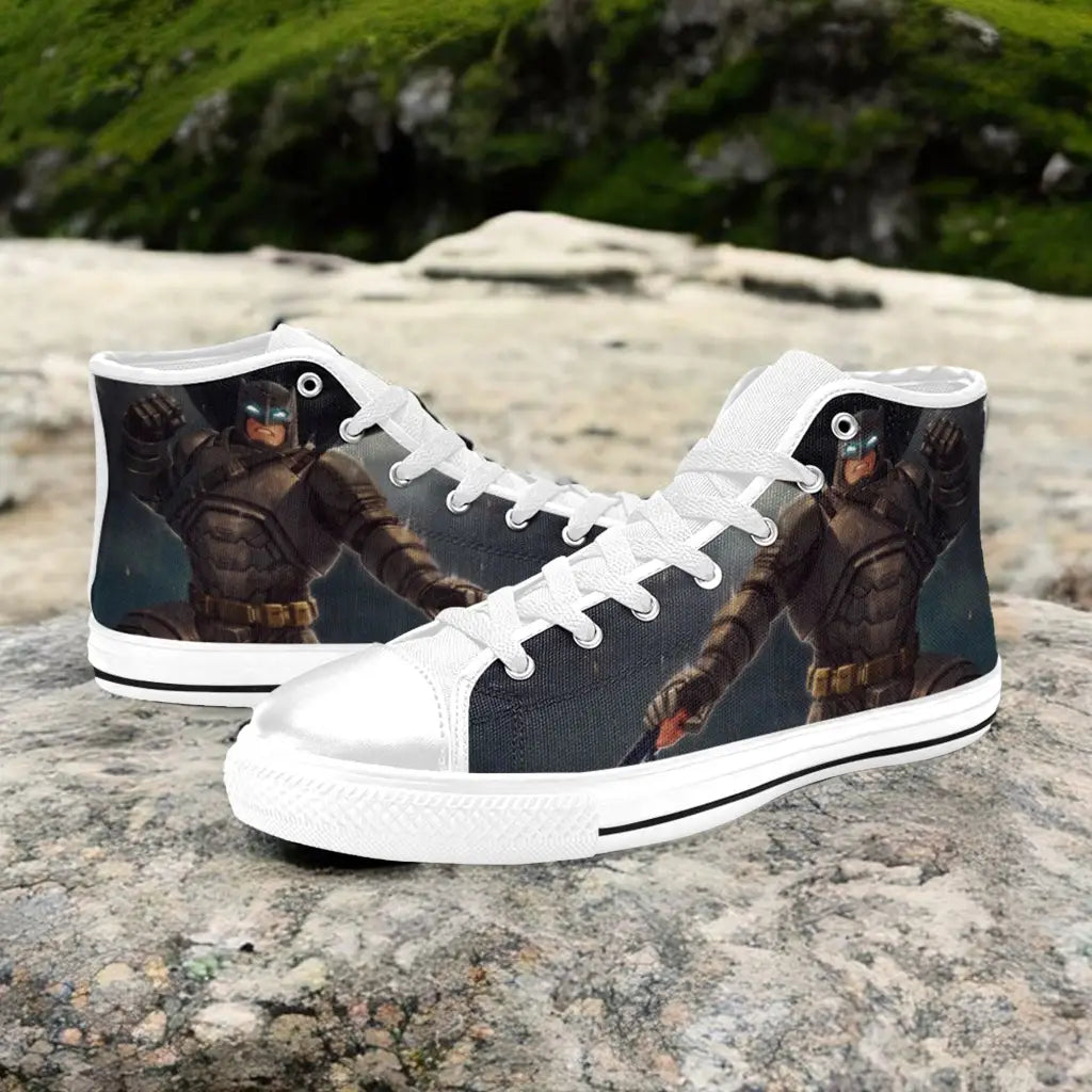 Batman v Superman Custom High Top Sneakers Shoes