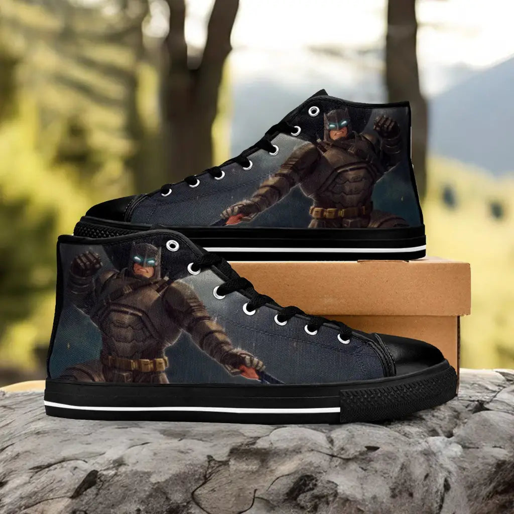 Batman v Superman Custom High Top Sneakers Shoes