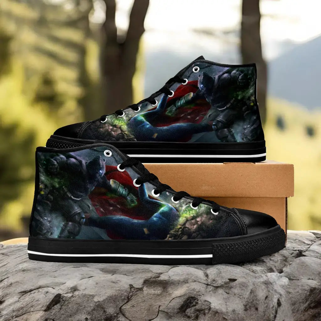 Batman v Superman Custom High Top Sneakers Shoes