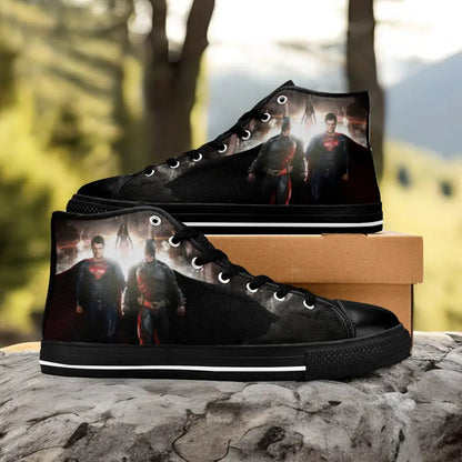 Batman v Superman Custom High Top Sneakers Shoes