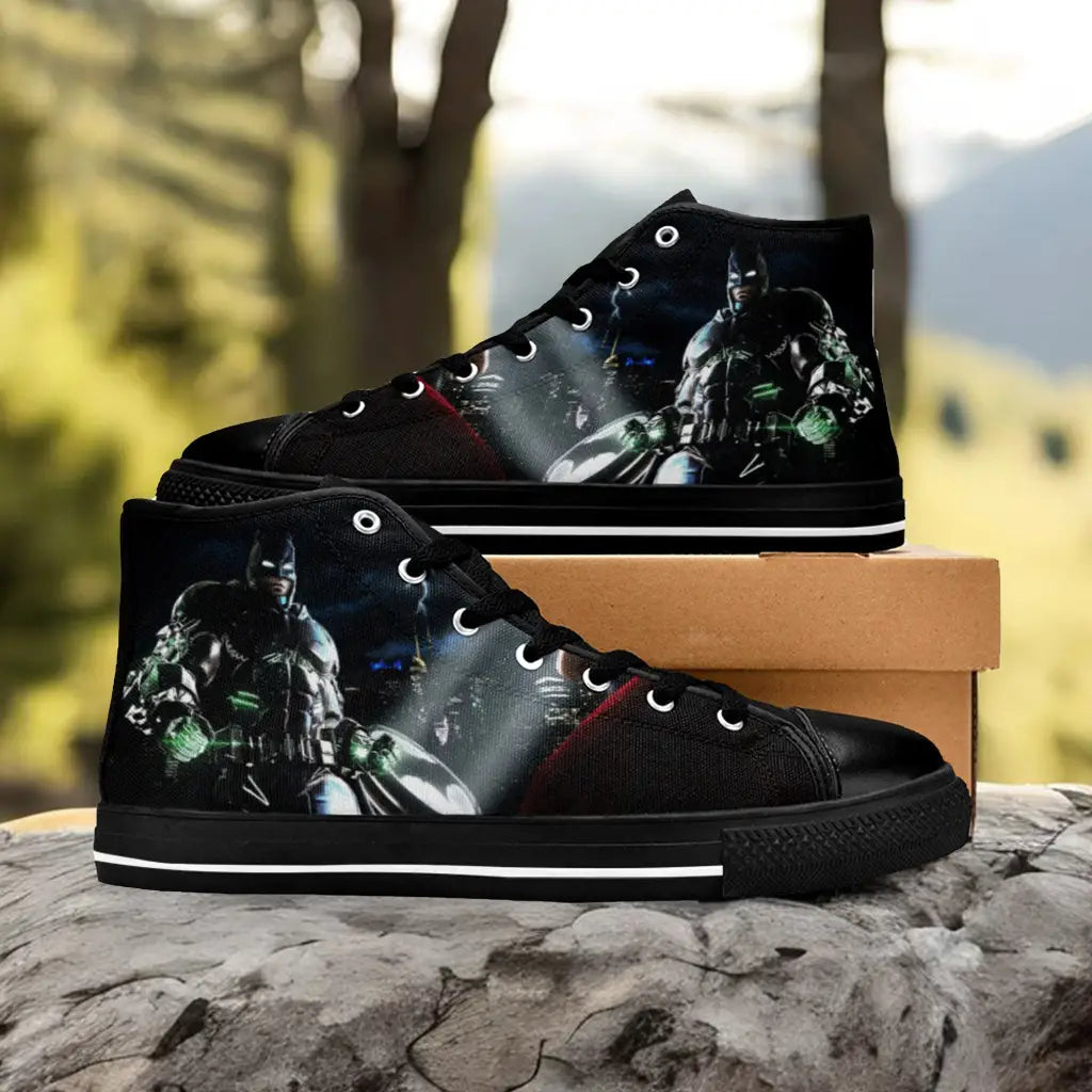 Batman v Superman Custom High Top Sneakers Shoes