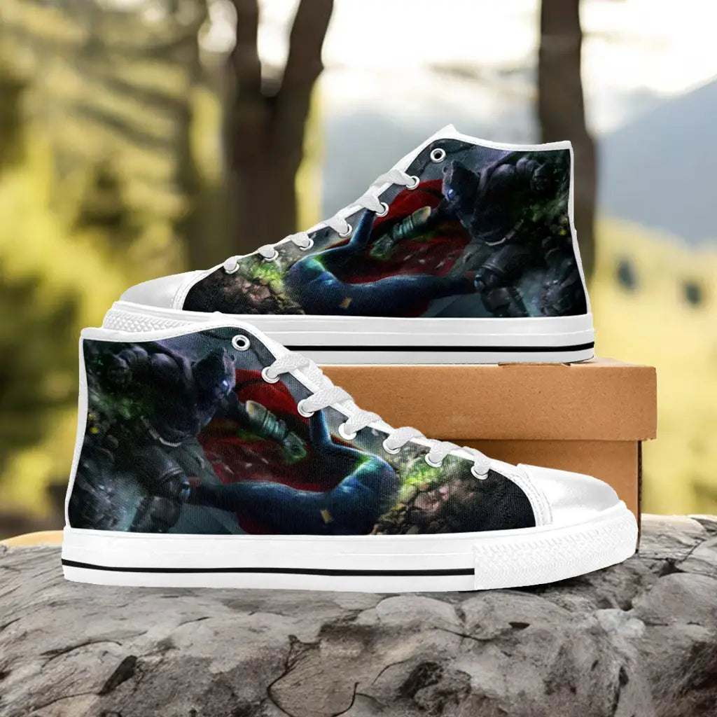 Batman v Superman Custom High Top Sneakers Shoes