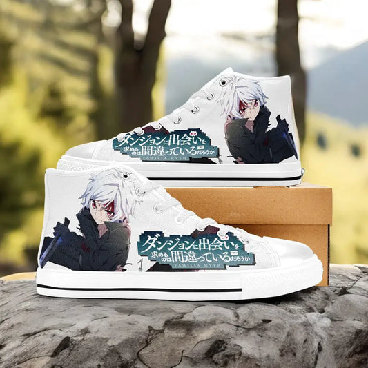 Bell Cranel DanMachi Custom High Top Sneakers Shoes