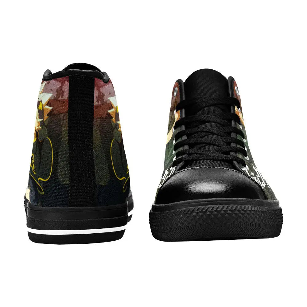 Black Clover Asta Black Bull Custom High Top Sneakers Shoes