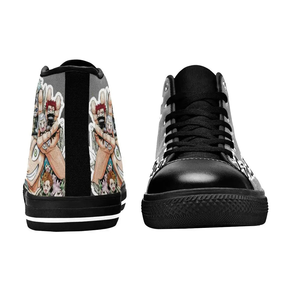 Black Clover Asta Black Bull Custom High Top Sneakers Shoes