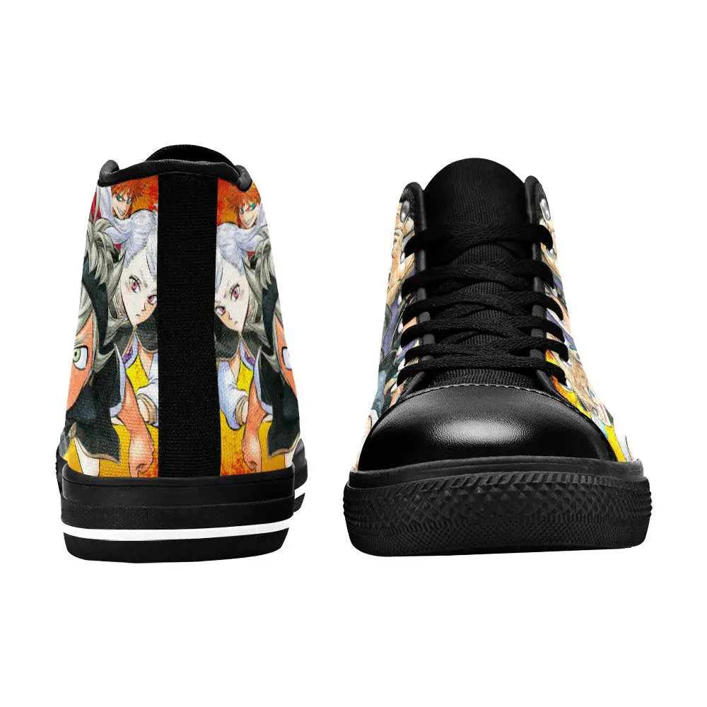 Black Clover Asta Black Bull Custom High Top Sneakers Shoes