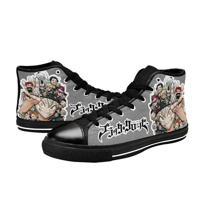 Black Clover Asta Black Bull Custom High Top Sneakers Shoes