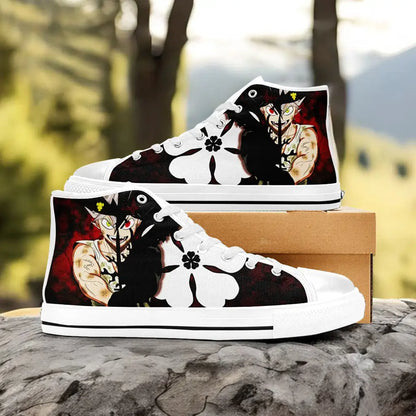 Black Clover Asta Black Bull Custom High Top Sneakers Shoes